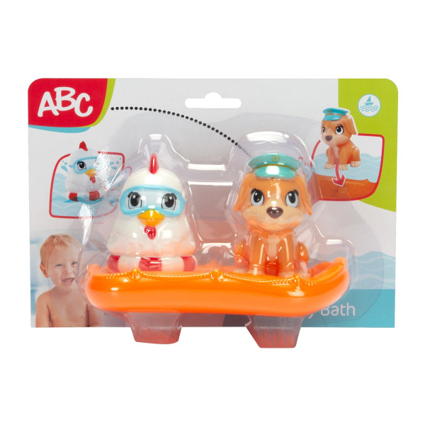 ABC Baddjur med båt multifärg