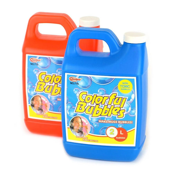 Såpbubbellösning 2 liter multifärg