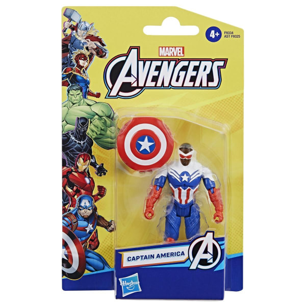 Marvel Avengers Figur 10cm Captain America multifärg