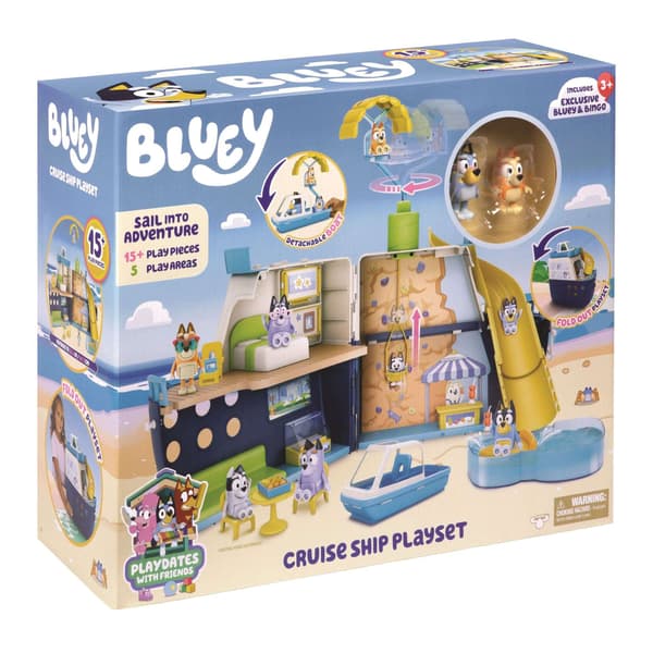 Bluey Kryssningsfartyg Lekset multifärg