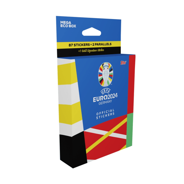 EURO 2024 Mega Eco Box Stickers multifärg