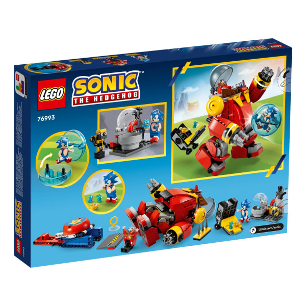 LEGO® Sonic the Hedgehog™ Sonic mot Dr. Eggmans dödsäggsrobot 76