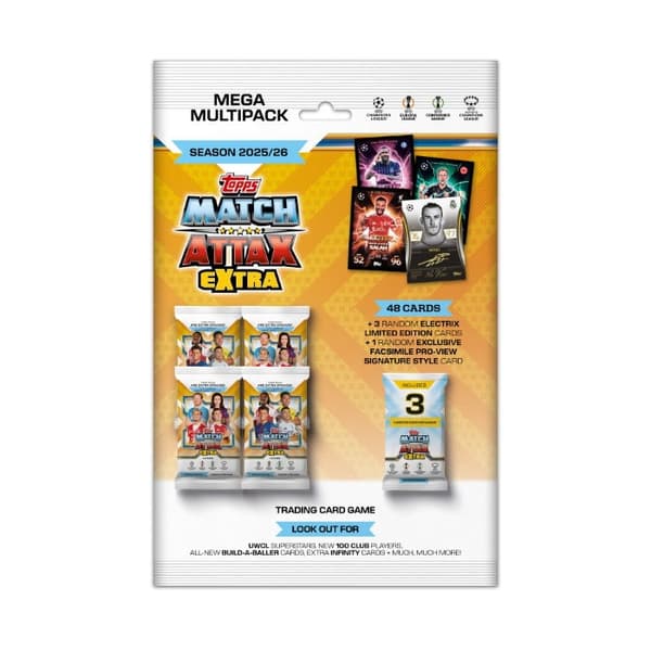 Match Attax Extra Champions League 2025/26 Mega Multipack multifärg