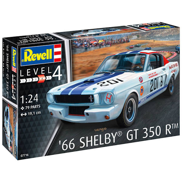 Revell 1966 Shelby GT 350R 1:24 Modellbyggsats multifärg
