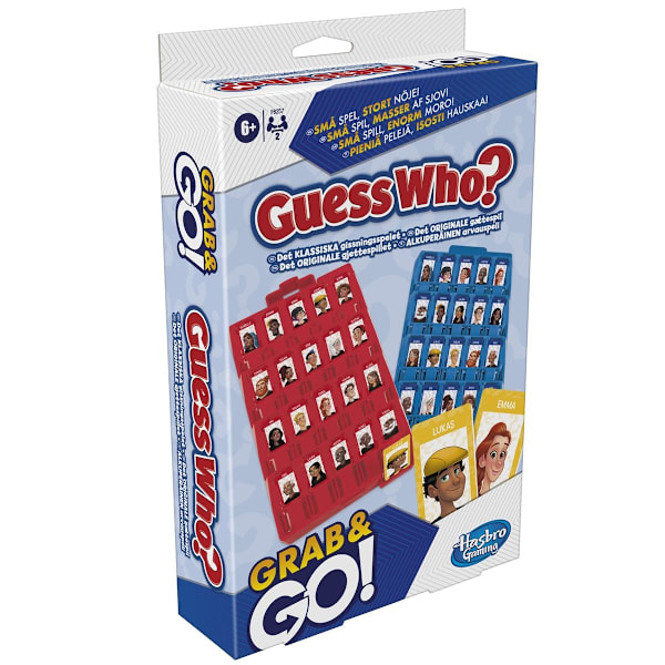 Grab & Go Resespel Guess Who multifärg