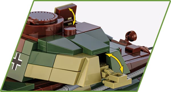 Cobi Panzer VI Ausf. B "Königstiger" 1:35 3113 multifärg