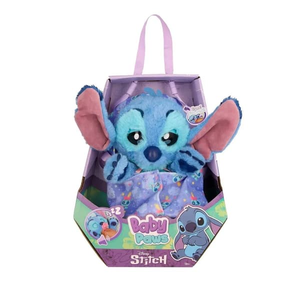 Baby Paws Stitch i väska multifärg