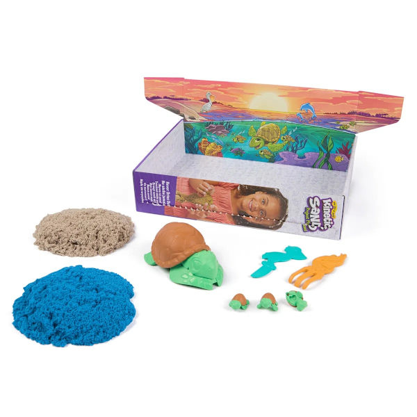 Kinetic Sand Turtle Beach Set multifärg