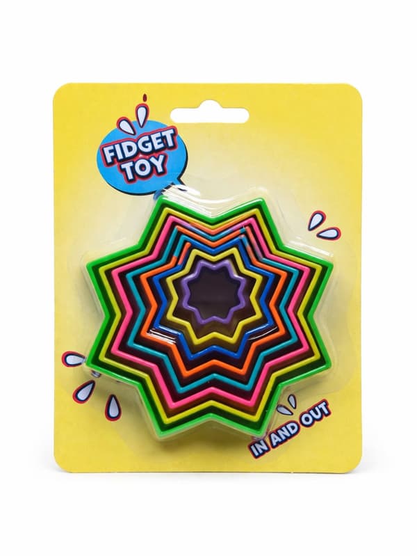 Tornado Fidget Stjärna multifärg