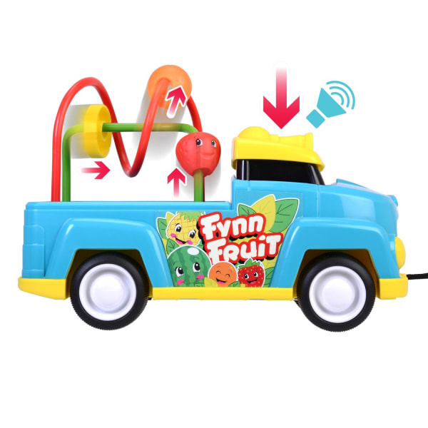 ABC Fynn Fruit Dragbil med tuta och kulbana 12m+ multifärg