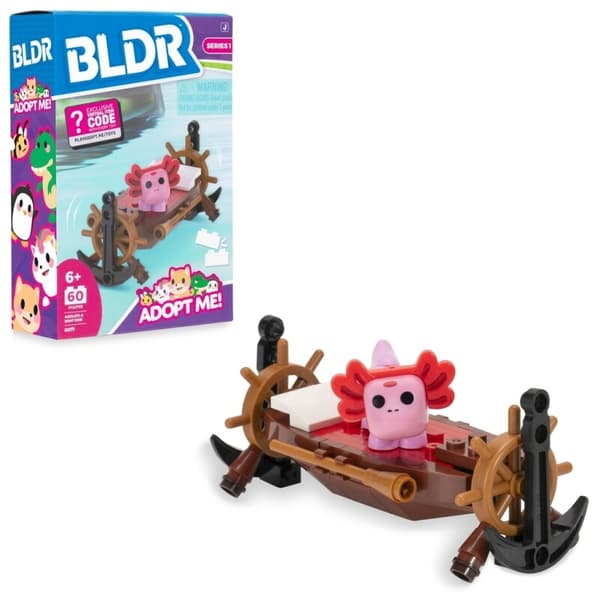 BLDR Adopt Me! Byggset Axolotl & boat Crib MultiColor