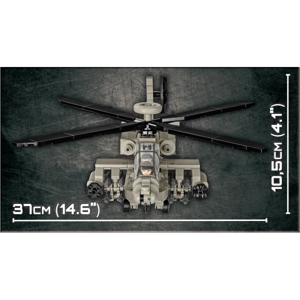 Cobi AH-64 Apache Helicopter 1:48 5808 multifärg