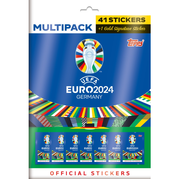 EURO 2024 Multipack Stickers multifärg