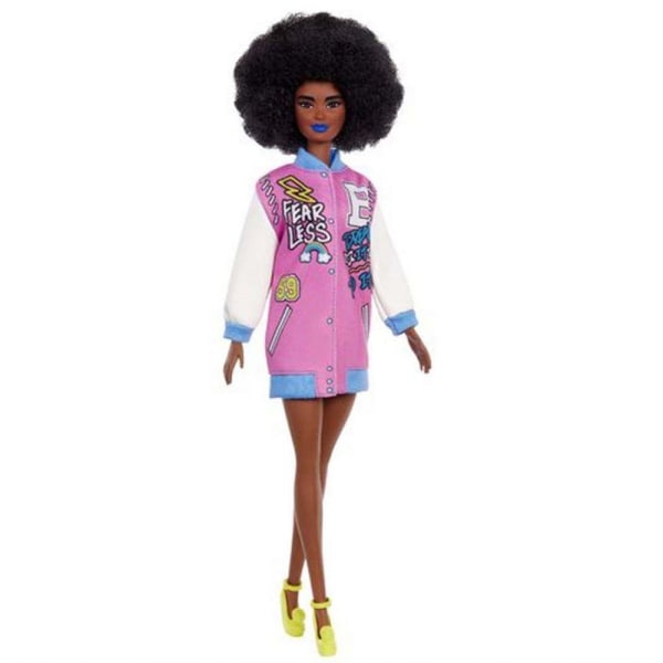 Barbie Fashionistas Docka Letterman Jacket 156 multifärg