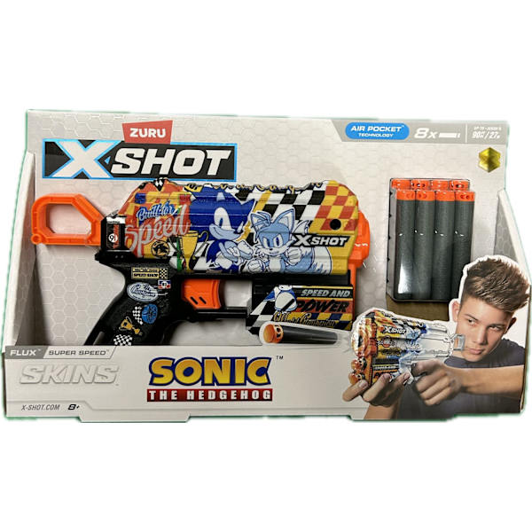 X-shot Sonic Skins Flux Super Speed multifärg