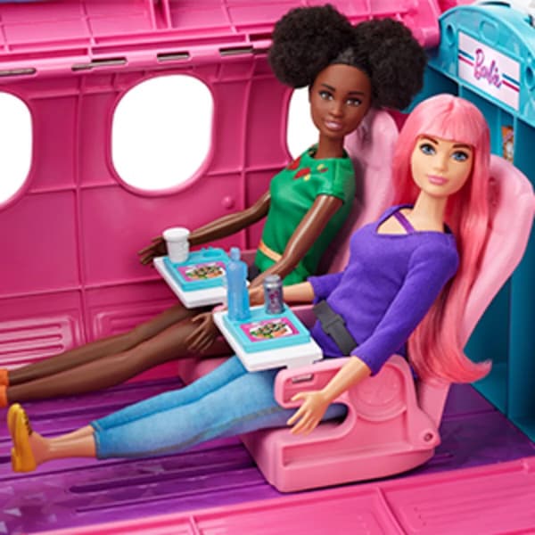 Barbie Dreamplane med docka Lekset multifärg