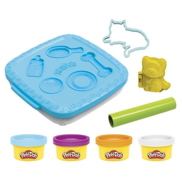 Play-Doh Create n Go Pets Lekset Blå multifärg