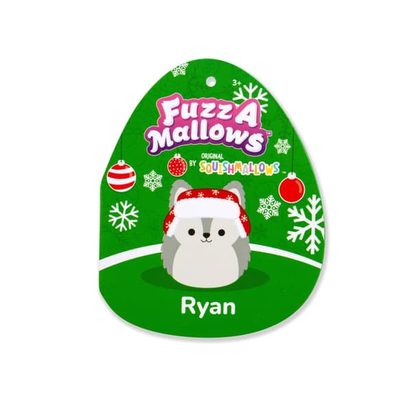 Squishmallows 30cm Fuzz A Mallows Ryan Husky multifärg