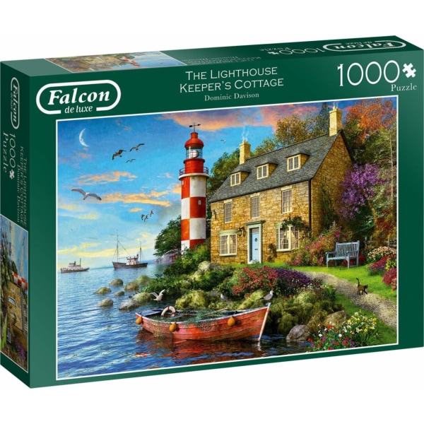 Falcon Lighthouse Keepers Cottage Pussel 1000 bitar 11247 multifärg