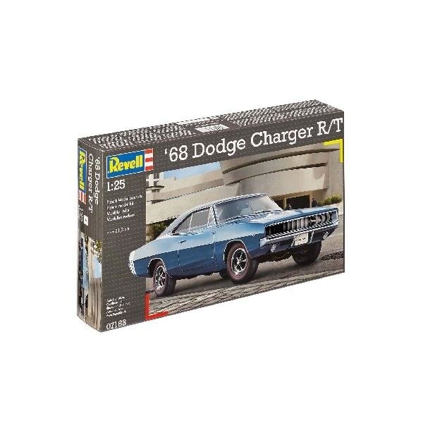 Revell 1968 Dodge Charger R/T 1:25 Modellbyggsats multifärg