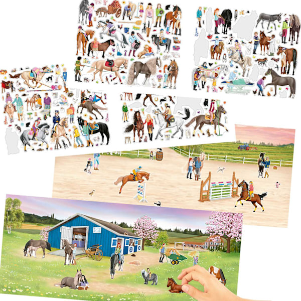 Create your Happy Horses Pysselbok multifärg