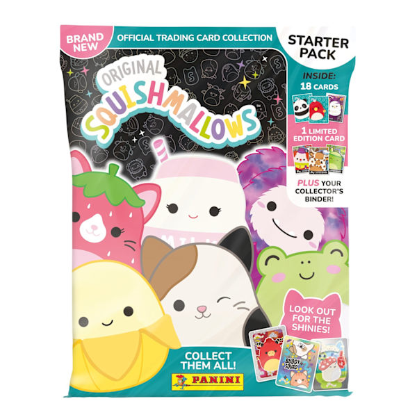 Squishmallow Samlarbilder Starter Pack multifärg