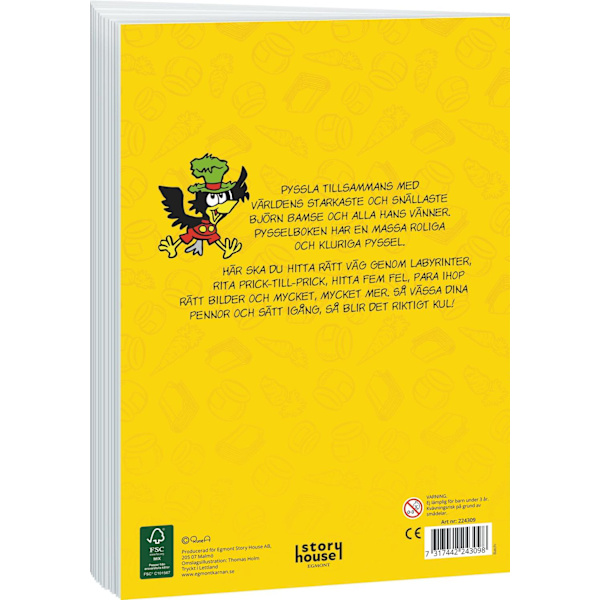 Bamse Pysselbok multifärg