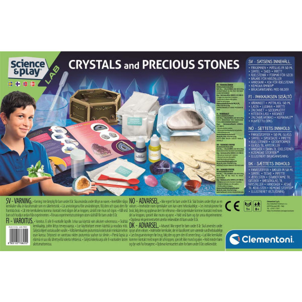 Science & Play Crystals and Precious Stones (SE/NO/DK/FI) multifärg