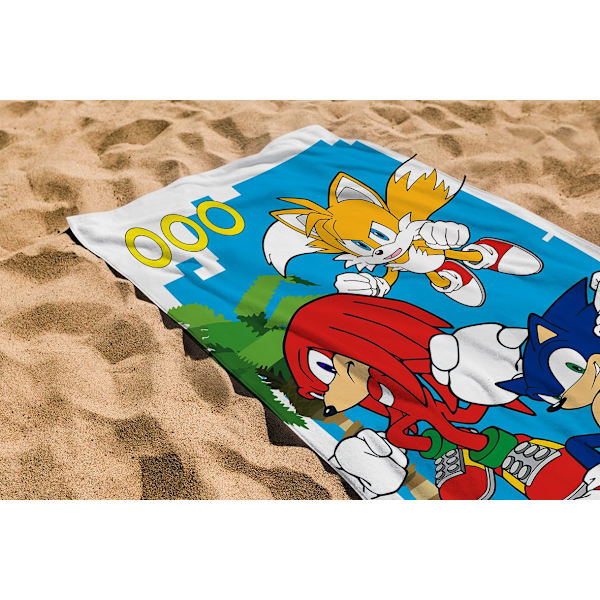 Sonic Handduk 70x140cm multifärg