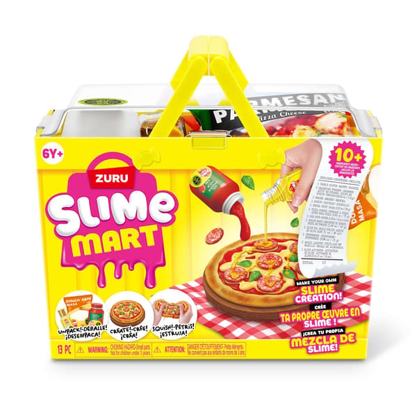 Slime Mart Kundkorg Pizza multifärg