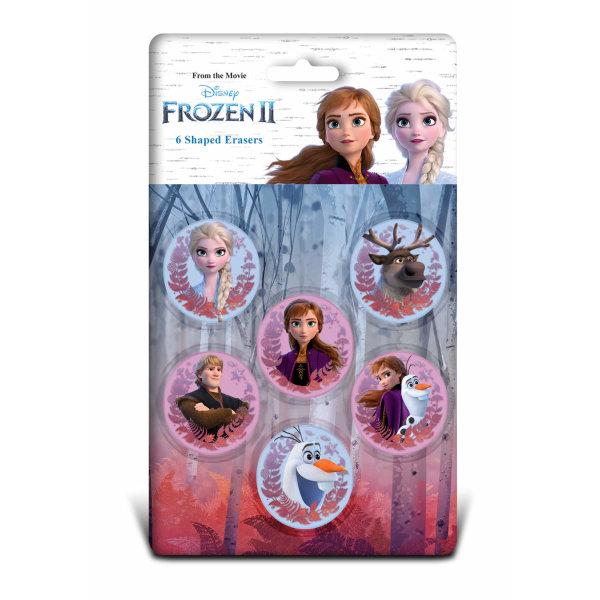 Frozen 2 Suddgummi 6-pack multifärg
