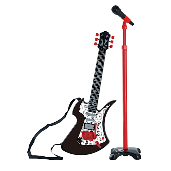 Elgitarr med mikrofon