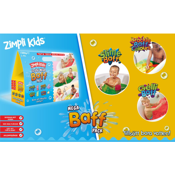 Zimpli Kids Badpulver Mega Pack 12-p