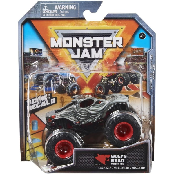 Monster Jam 1:64 Series 26 Wolf´s Head multifärg