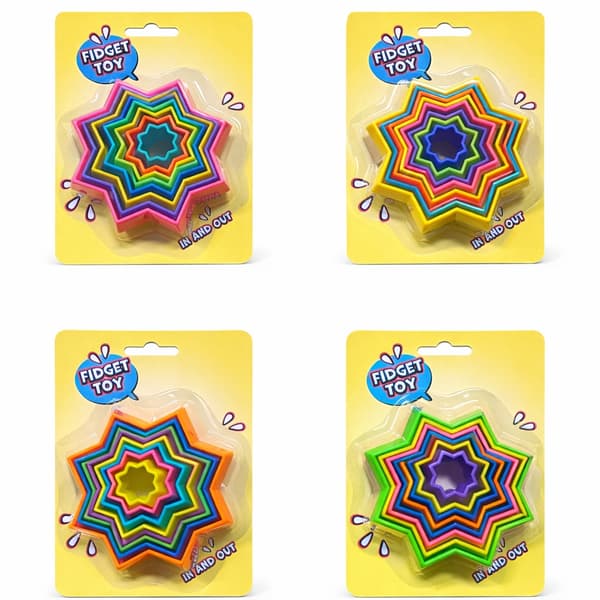 Tornado Fidget Stjärna multifärg