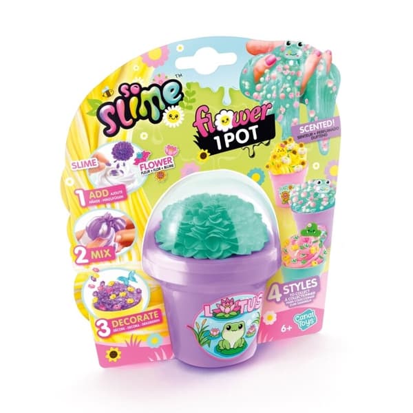 So Slime Flower Pot Lotus multifärg