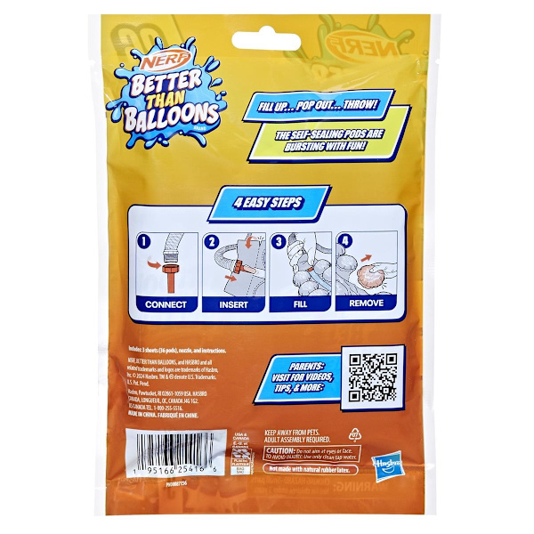 Nerf Better than Balloons 36-pack multifärg