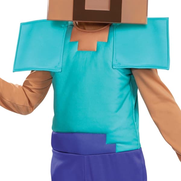 Minecraft Utklädning Steve M 7-8 år MultiColor M (7-8år)