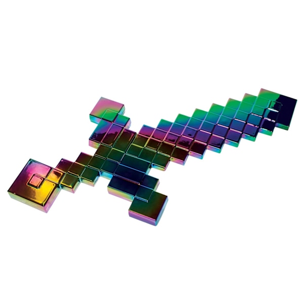 Minecraft Netherite Sword Rainbow multifärg