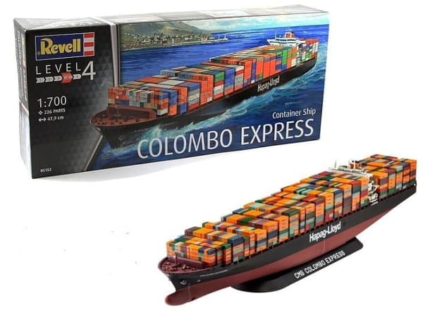 Revell Container Ship Colombo Express 1:700 Modellbyggsats multifärg