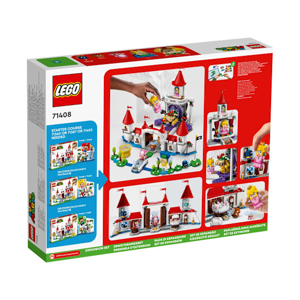 LEGO® Super Mario™ Peachs slott Expansionsset 71408 multifärg
