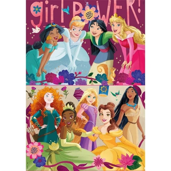 Educa Disney Princess Pussel 2x48 bitar multifärg