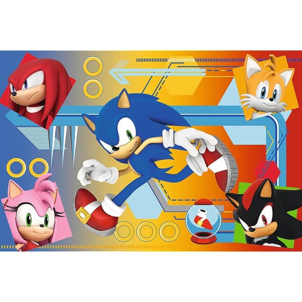 Trefl Sonic the Hedgehog Pussel 60 bitar 17387 multifärg