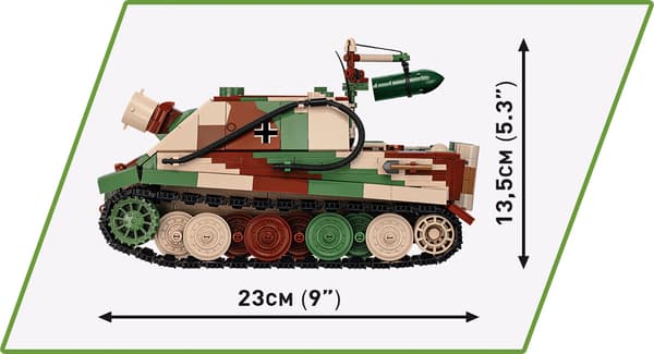 Cobi 38cm Sturmmörser Sturmtiger 1:28 2585 multifärg