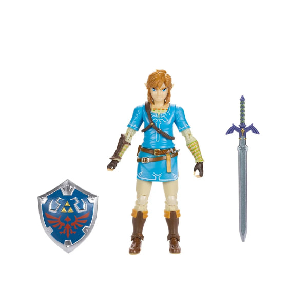 Zelda Figur Link with Master Sword and Shield multifärg