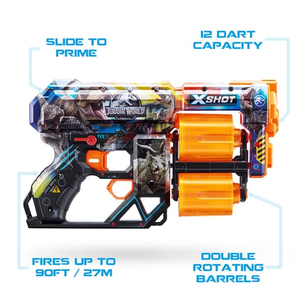 X-Shot Skins Dread Blaster Jurassic World multifärg