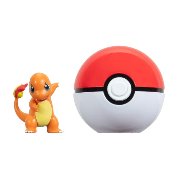 Pokemon Clip n Go Charmander + Poke Ball multifärg
