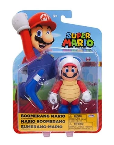 Super Mario Figur 10cm Boomerang Mario multifärg