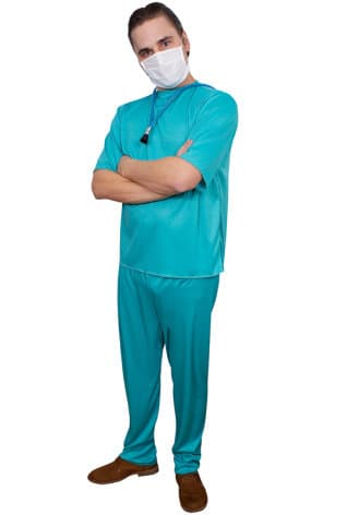 Maskeraddräkt Doktorsdräkt multifärg