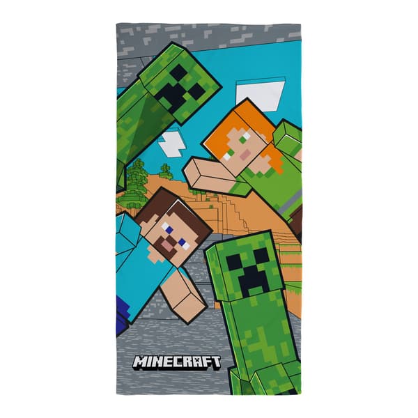 Minecraft Handduk 70x140cm 12982 multifärg